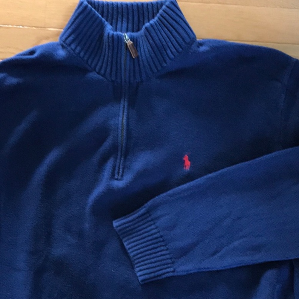 🎉🎉HP🎉🎉Polo by Ralph Lauren 1/4 Zip Sweater-Size XXL